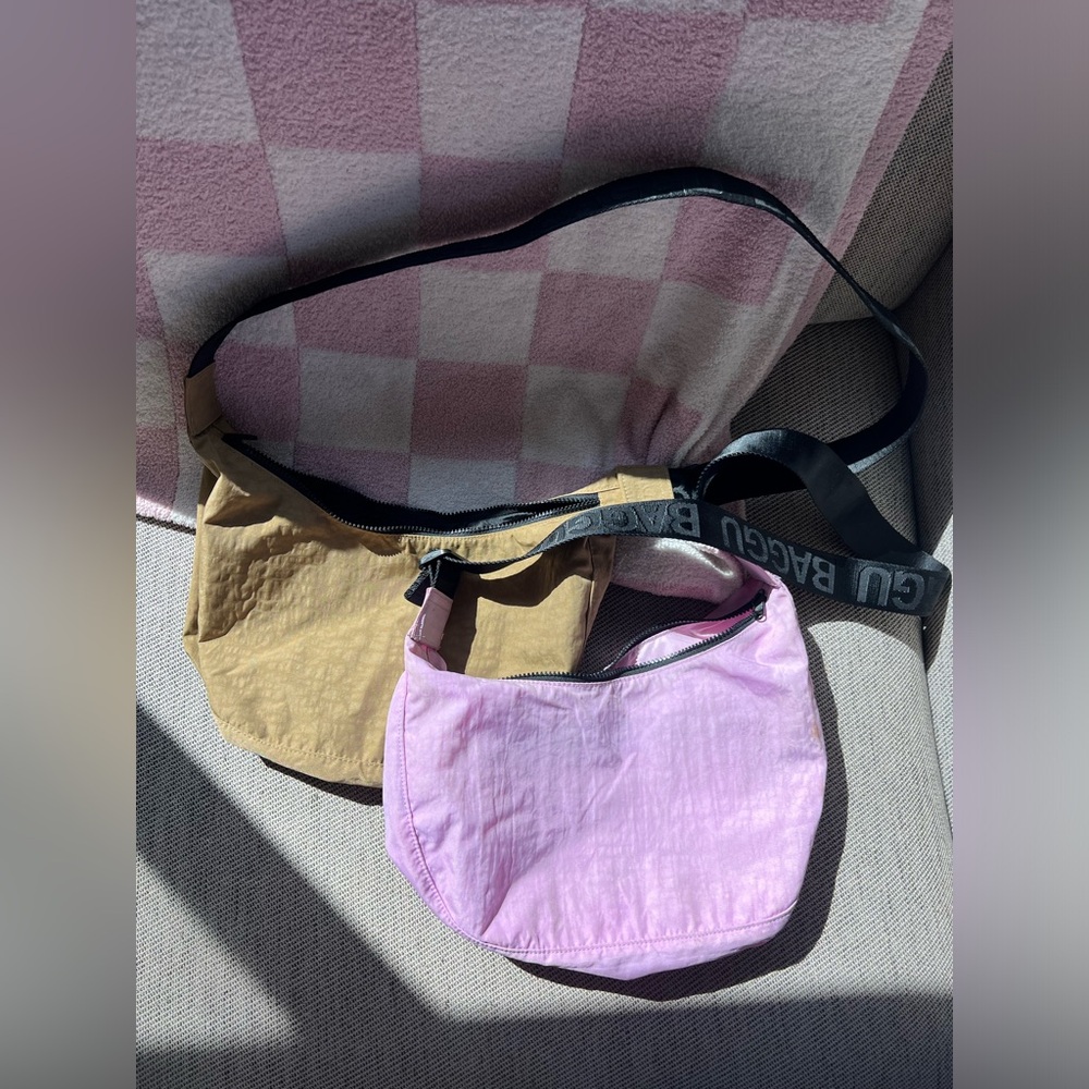 2 baggu crescent bags - medium